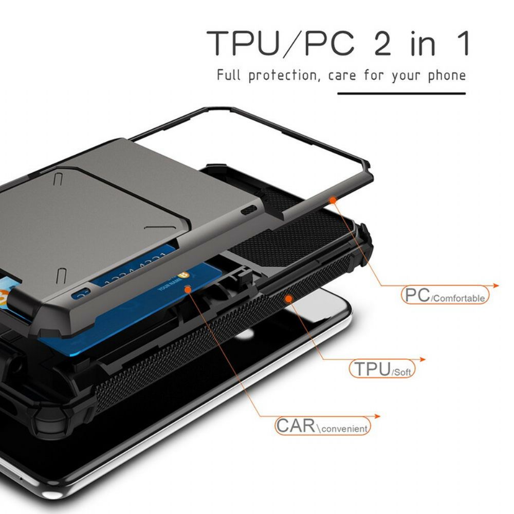 Handyhülle Für Samsung Galaxy S21 FE Klappkartenhalter