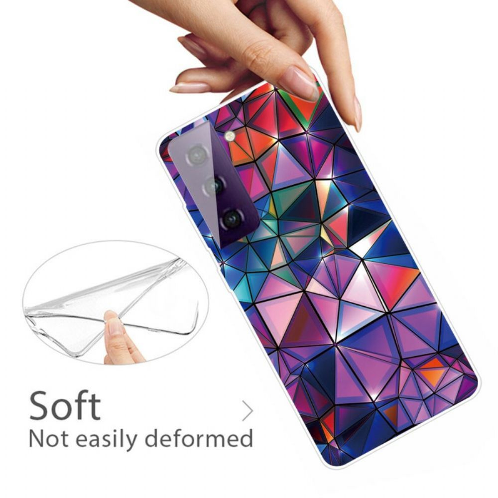 Hülle Für Samsung Galaxy S21 FE Flexible Geometrie