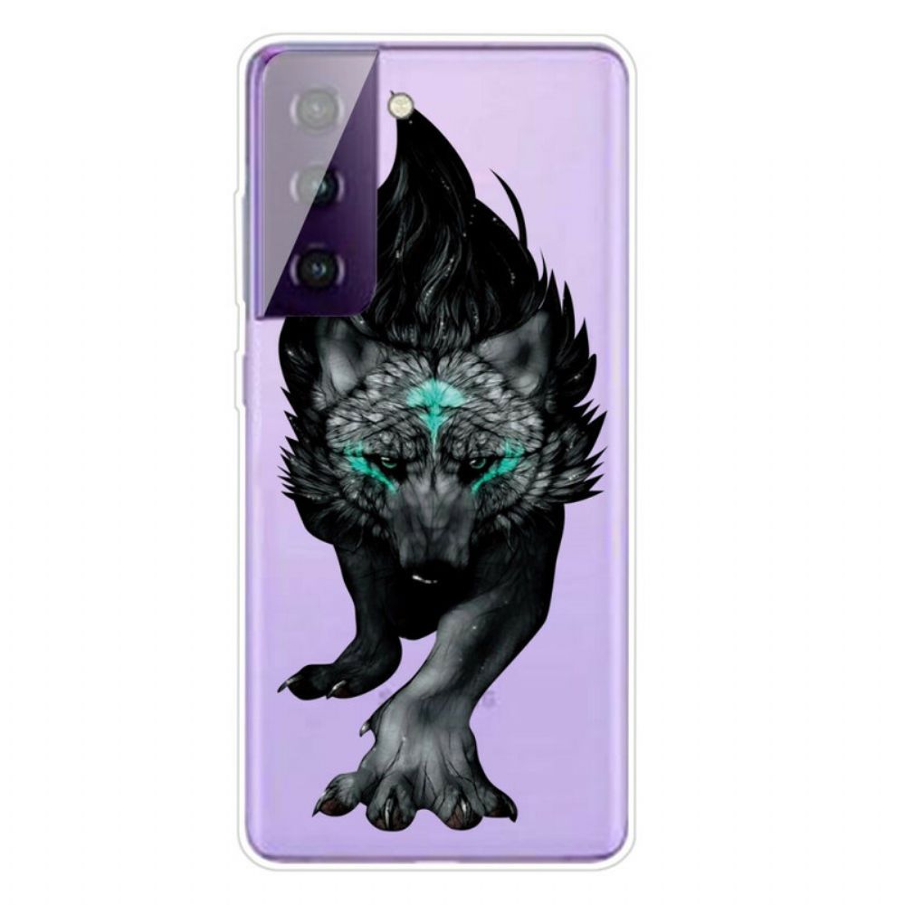 Hülle Für Samsung Galaxy S21 FE Königlicher Wolf