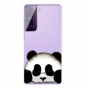 Hülle Für Samsung Galaxy S21 FE Transparenter Panda