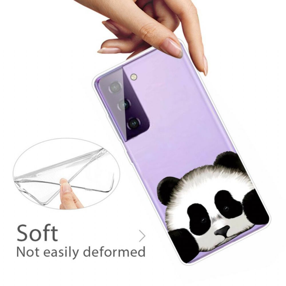 Hülle Für Samsung Galaxy S21 FE Transparenter Panda