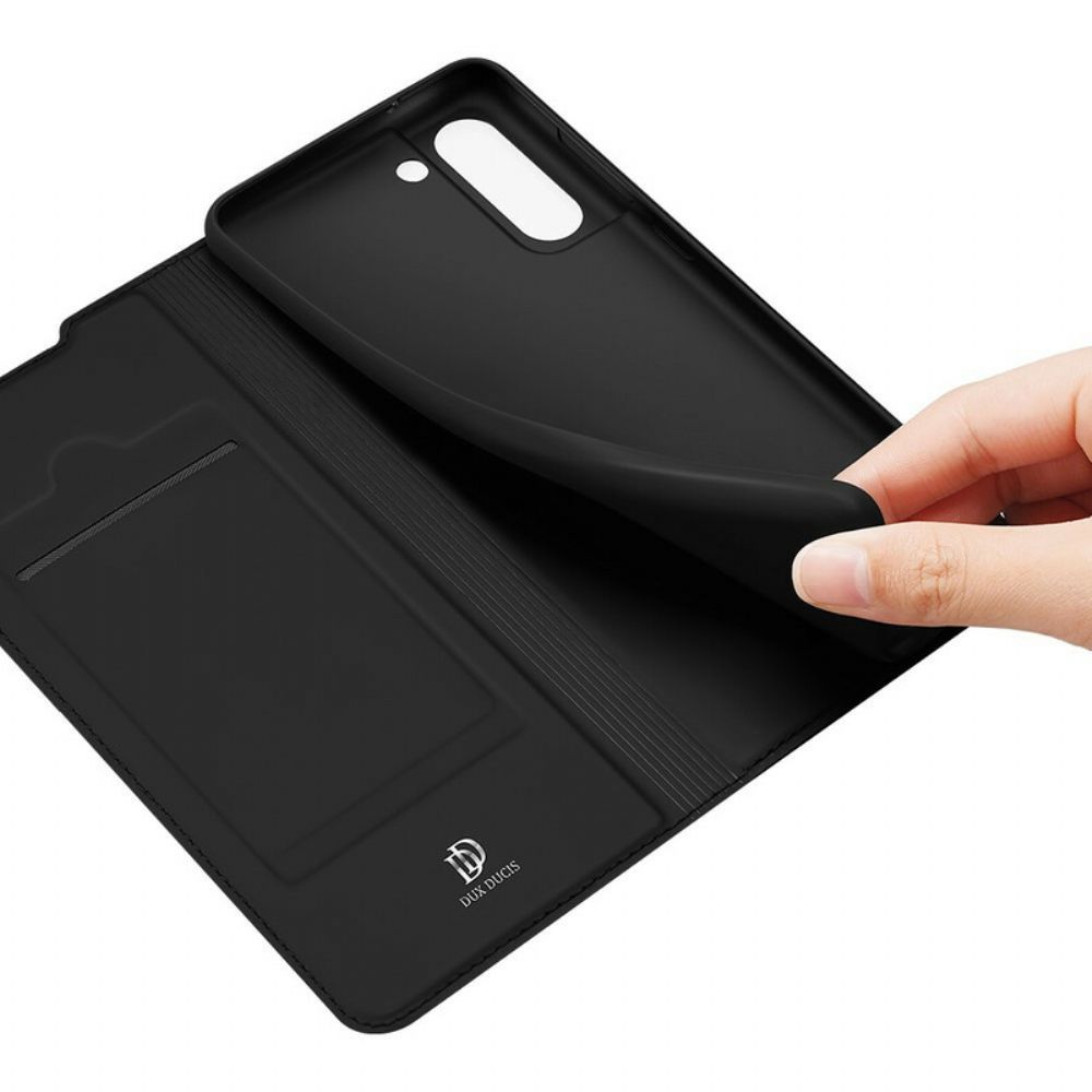 Schutzhülle Für Samsung Galaxy S21 FE Flip Case Dux Ducis Pro-skin