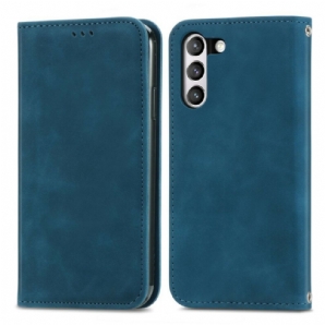 Schutzhülle Für Samsung Galaxy S21 FE Flip Case Vintage Kunstleder