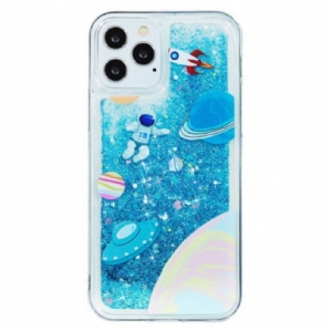 Hülle Für iPhone 15 Pro Max Weltraumglitter