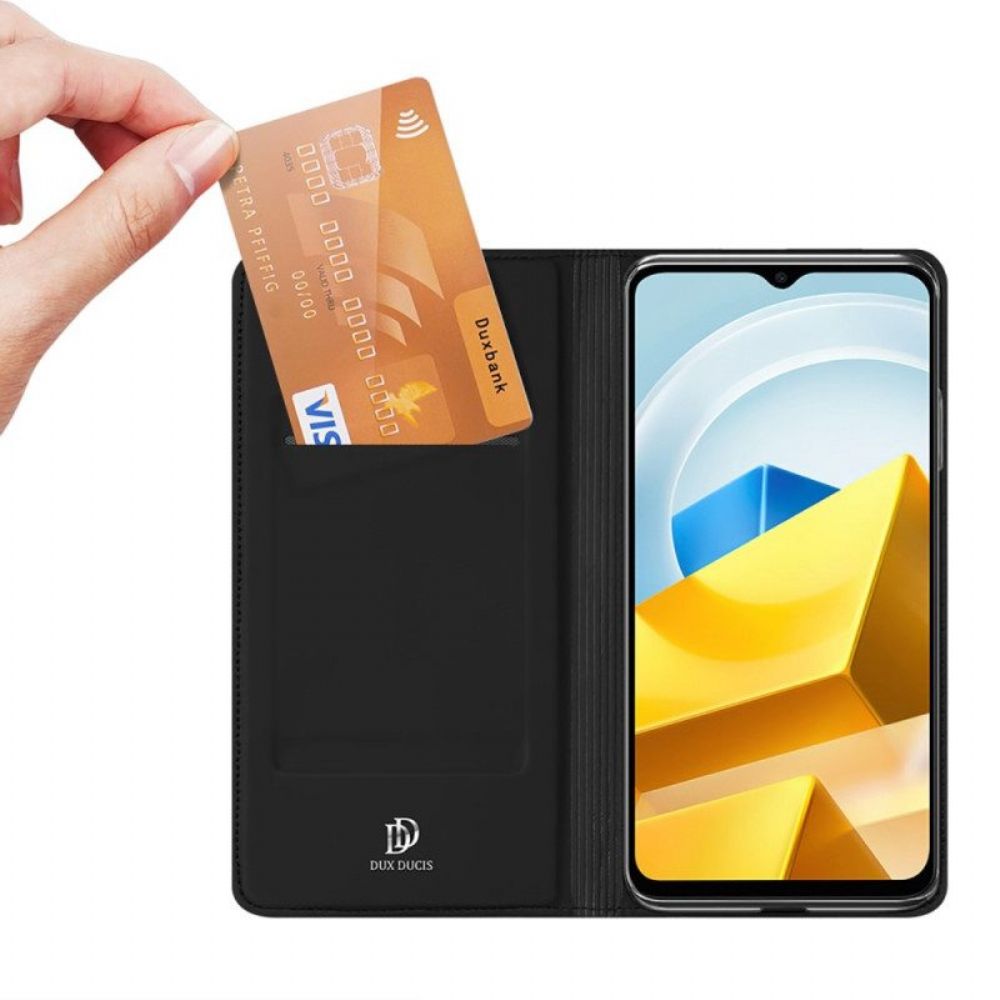 Schutzhülle Für Poco M5 Flip Case Skin Pro Series Dux Ducis