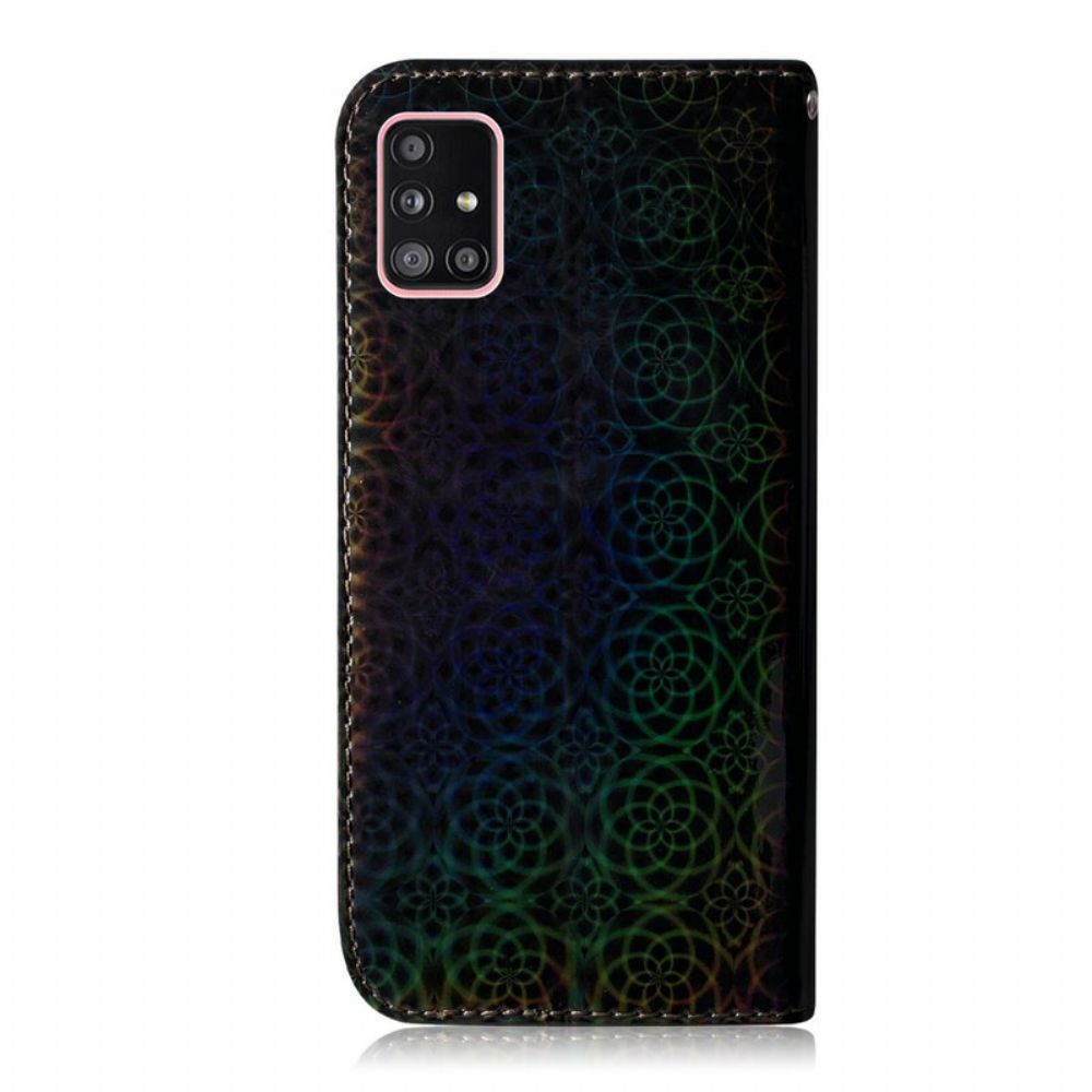 Flip Case Für Samsung Galaxy A51 5G Reine Farbe