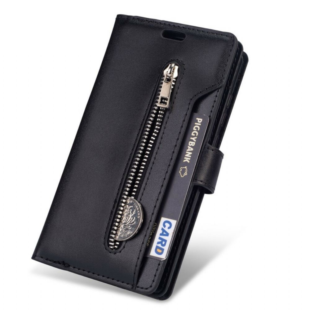 Lederhüllen Für Samsung Galaxy A51 5G Brieftasche Mit Lanyard