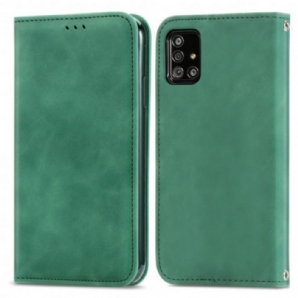 Schutzhülle Für Samsung Galaxy A51 5G Flip Case Vintage Kunstleder