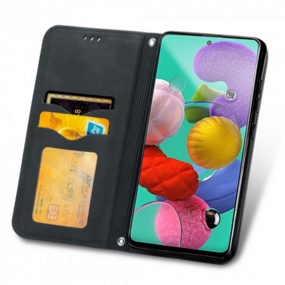 Schutzhülle Für Samsung Galaxy A51 5G Flip Case Vintage Kunstleder