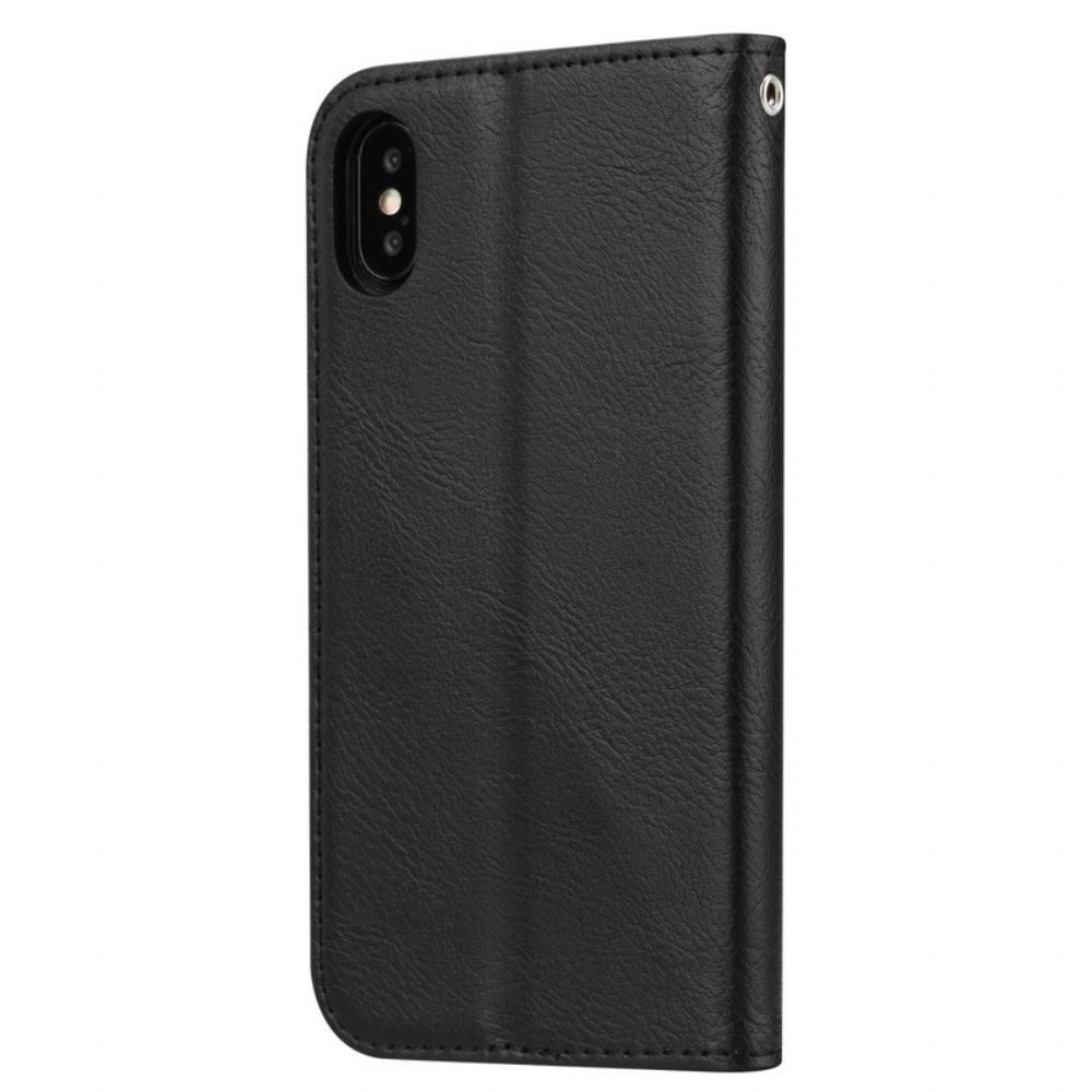 Schutzhülle Für / Honor 8S Flip Case Kartenetui Aus Kunstleder