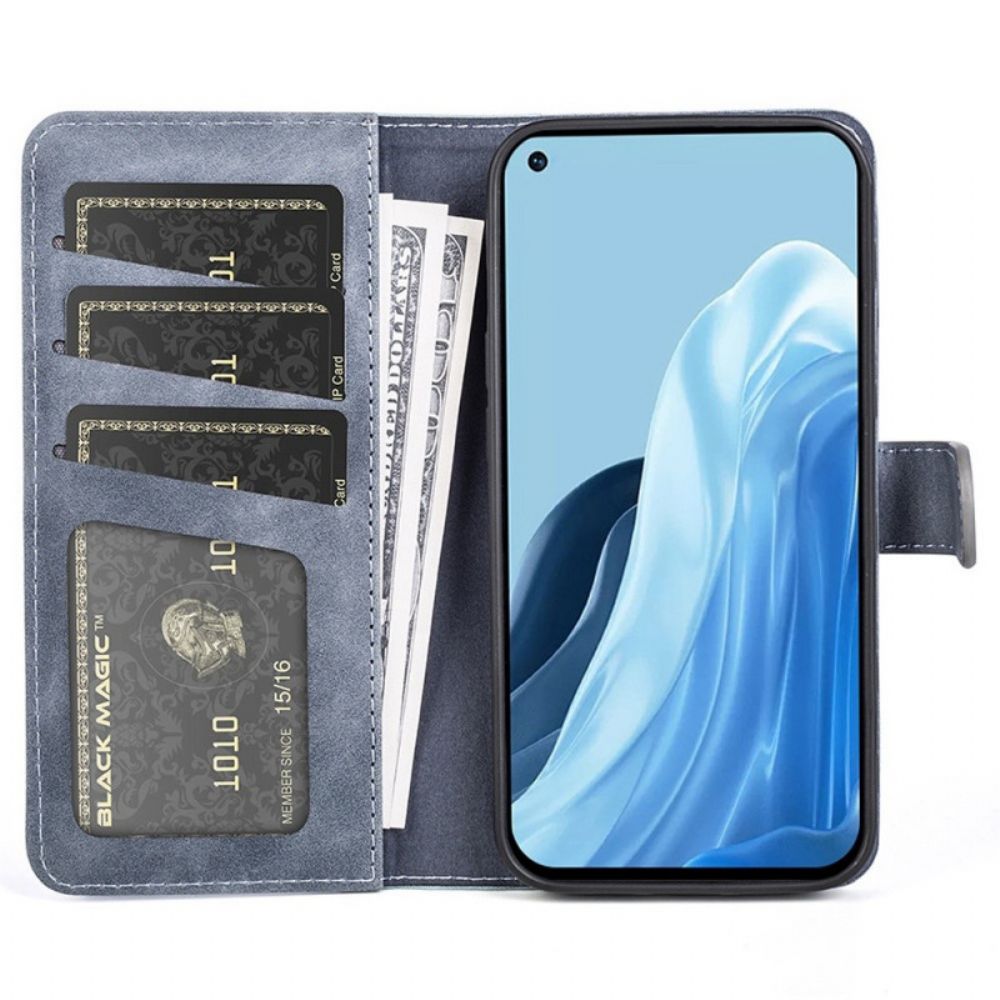 Flip Case Für Oppo Reno 7 Grafikmuster