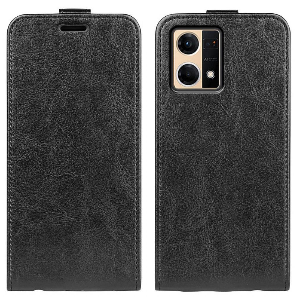 Flip Case Für Oppo Reno 7 Flip Case Vertikale Klappe