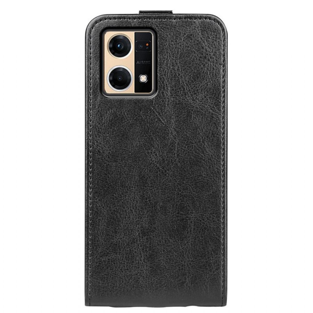 Flip Case Für Oppo Reno 7 Flip Case Vertikale Klappe