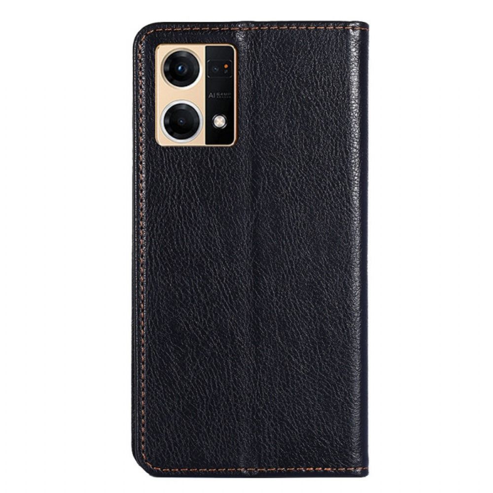 Flip Case Für Oppo Reno 7 Vintage-design