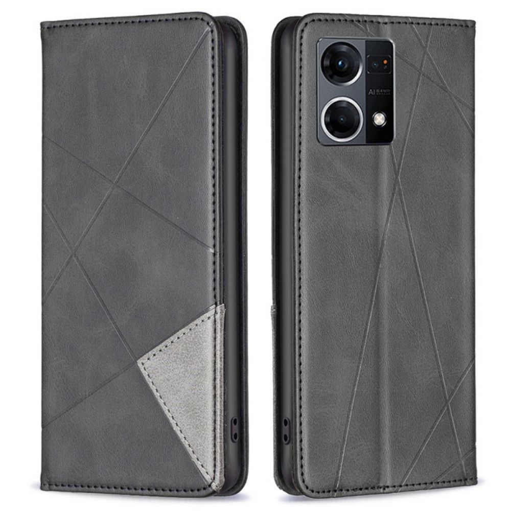 Schutzhülle Für Oppo Reno 7 Flip Case Diamanten