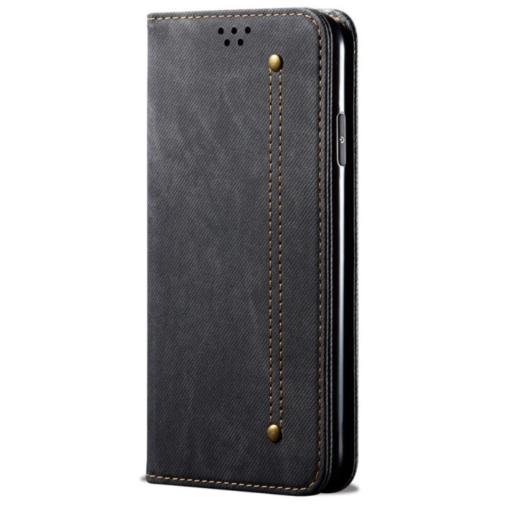 Schutzhülle Für Oppo Reno 7 Flip Case Jeansstoff