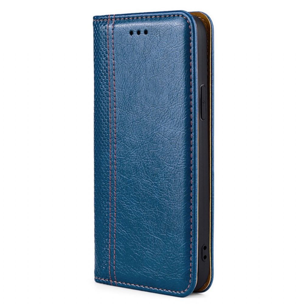 Schutzhülle Für Oppo Reno 7 Flip Case Vintage Kunstleder