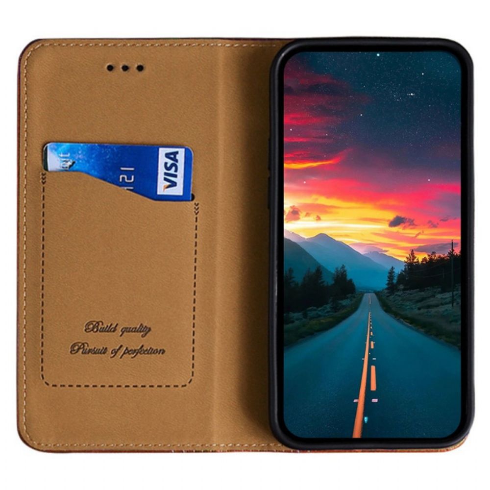 Schutzhülle Für Oppo Reno 7 Flip Case Vintage Kunstleder