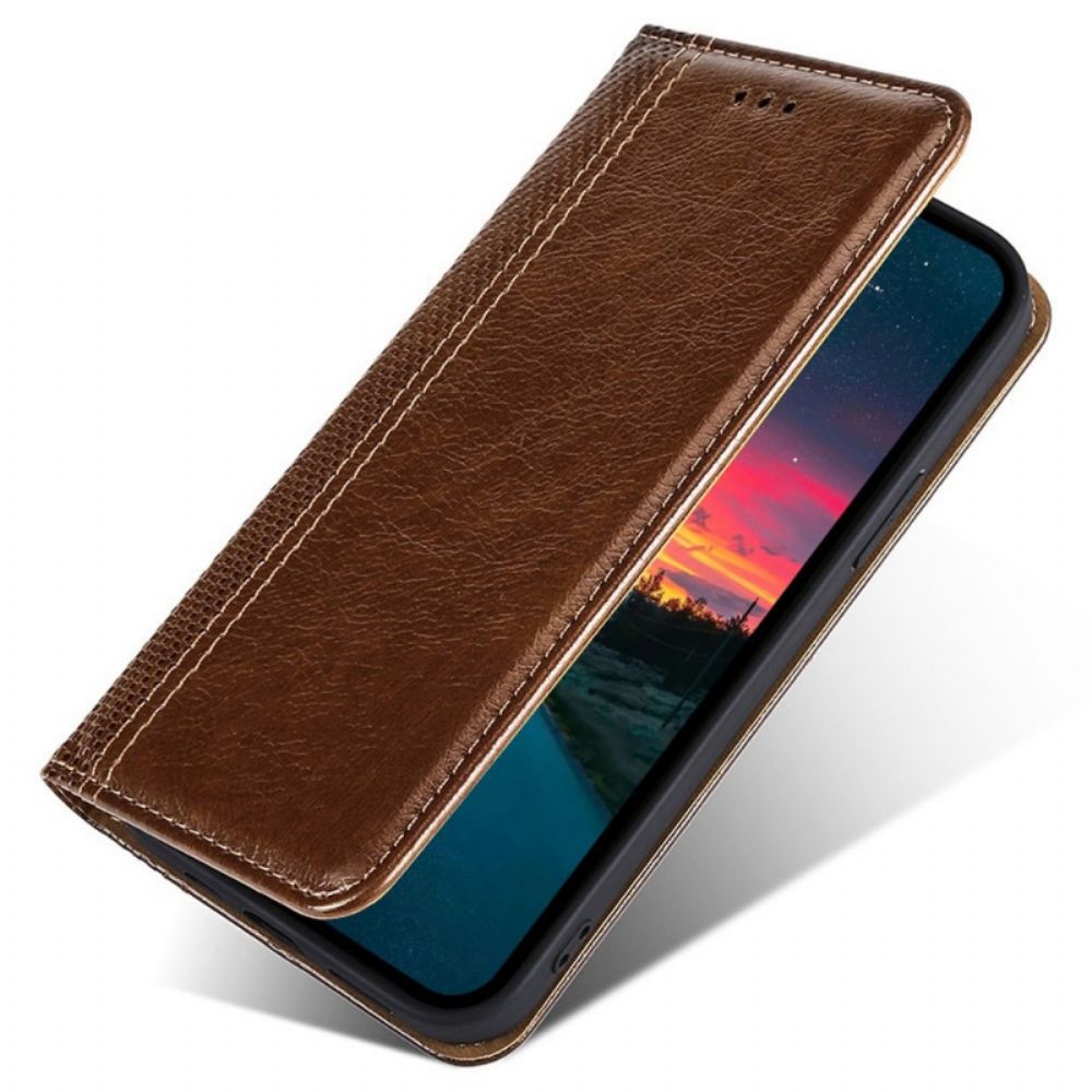 Schutzhülle Für Oppo Reno 7 Flip Case Vintage Kunstleder