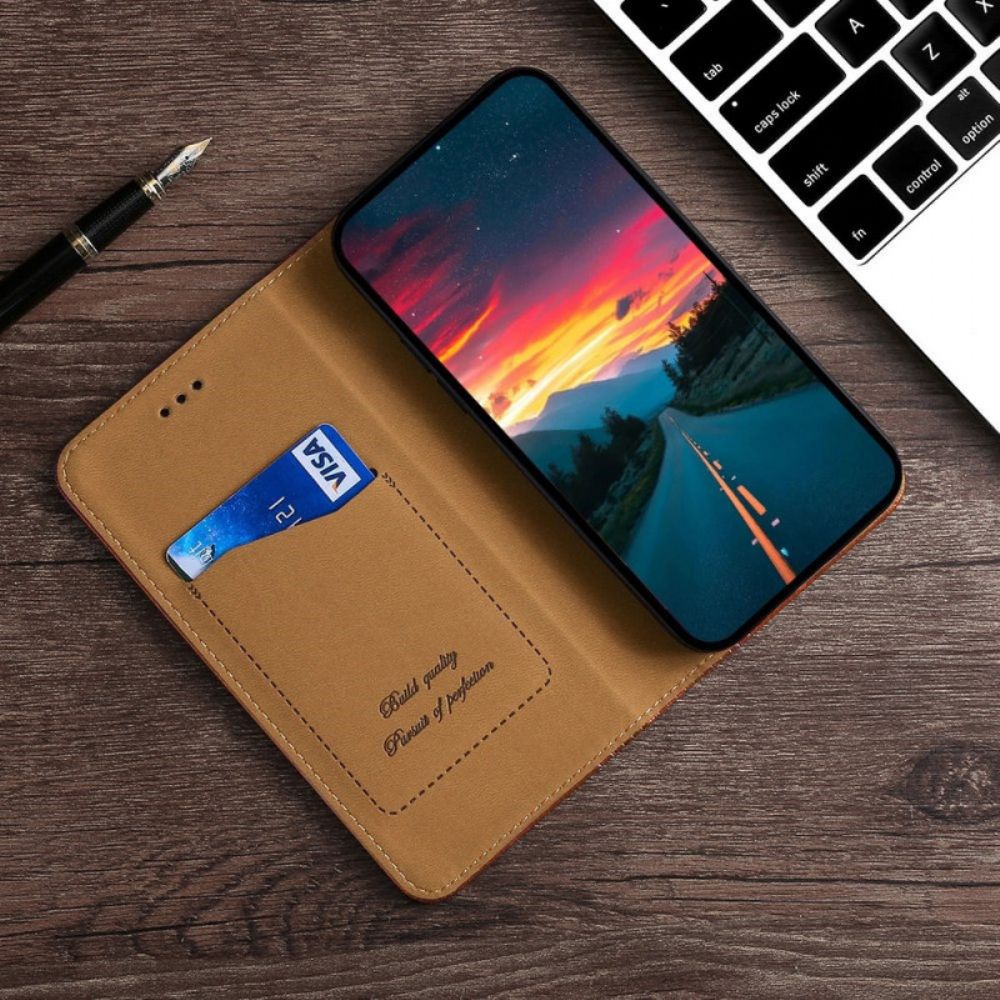 Schutzhülle Für Oppo Reno 7 Flip Case Vintage Kunstleder