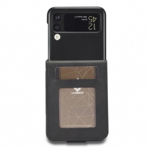 Case Für Samsung Galaxy Z Flip 3 5G Flip Case Kartenhalter Und Verschluss Lc.imeeke