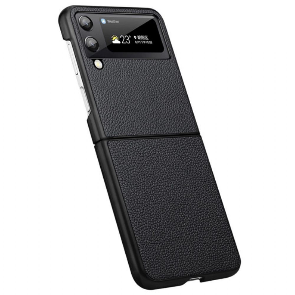 Handyhülle Für Samsung Galaxy Z Flip 3 5G Flip Case Echtes Leder