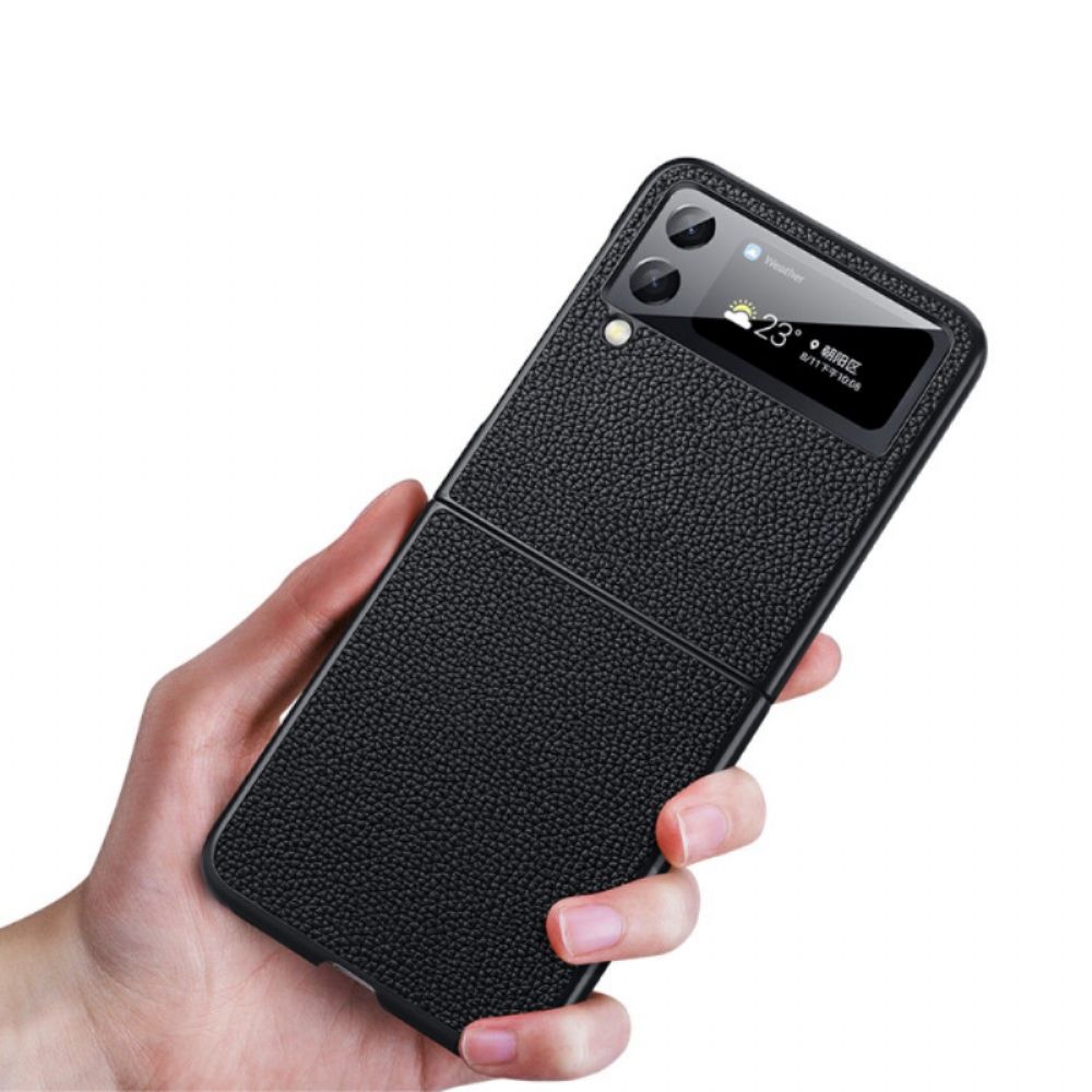 Handyhülle Für Samsung Galaxy Z Flip 3 5G Flip Case Echtes Leder