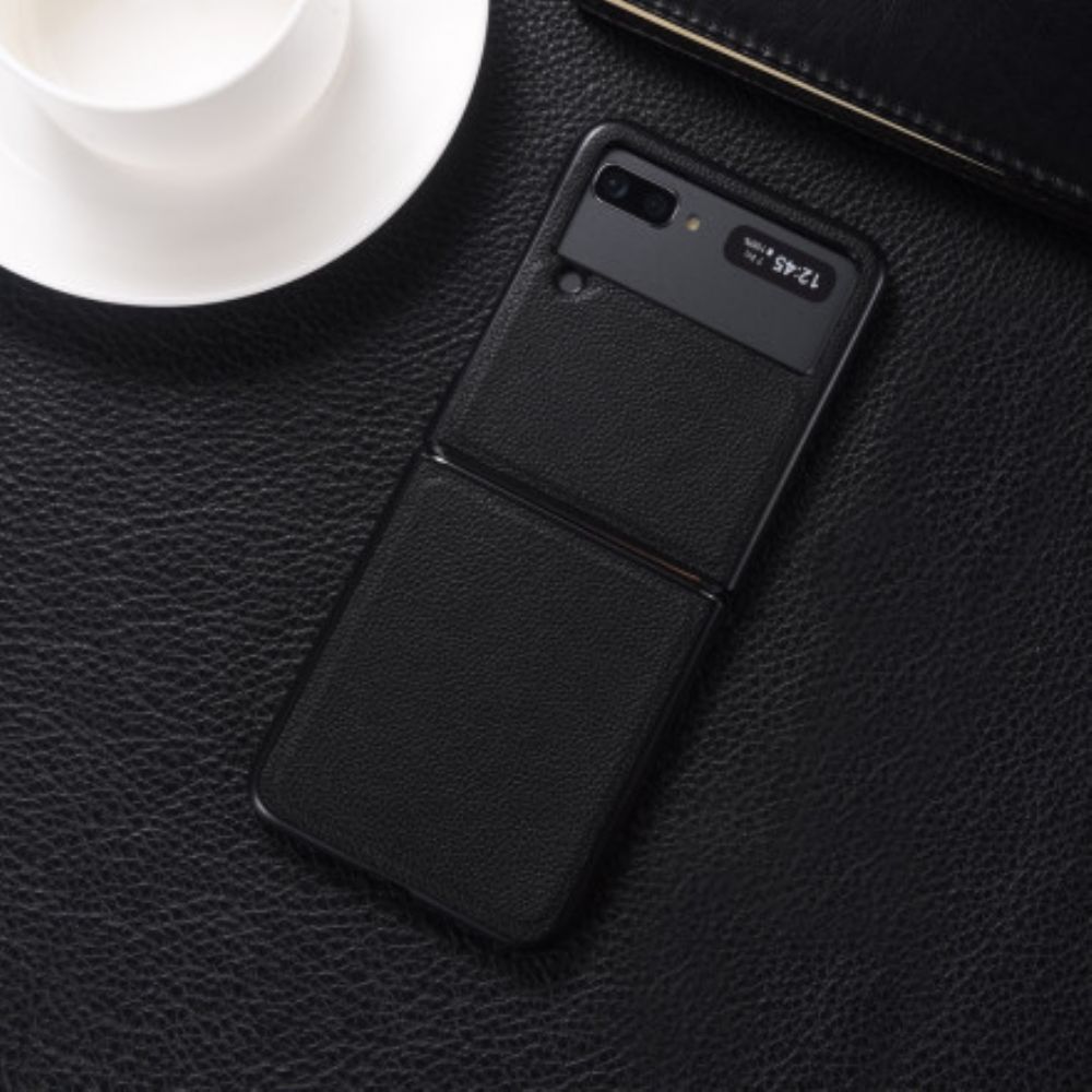 Handyhülle Für Samsung Galaxy Z Flip 3 5G Flip Case Echtes Leder