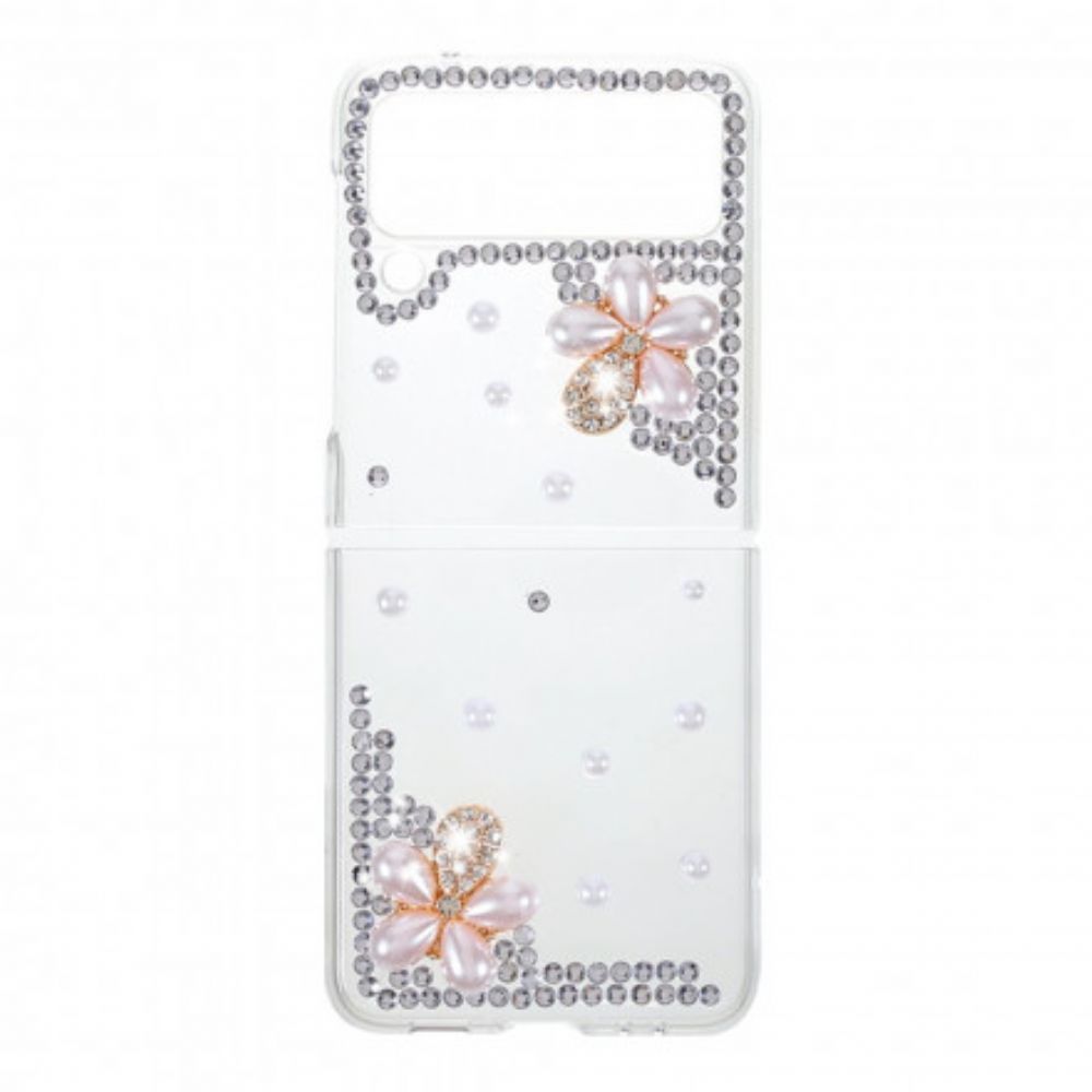 Handyhülle Für Samsung Galaxy Z Flip 3 5G Flip Case Edelsteine