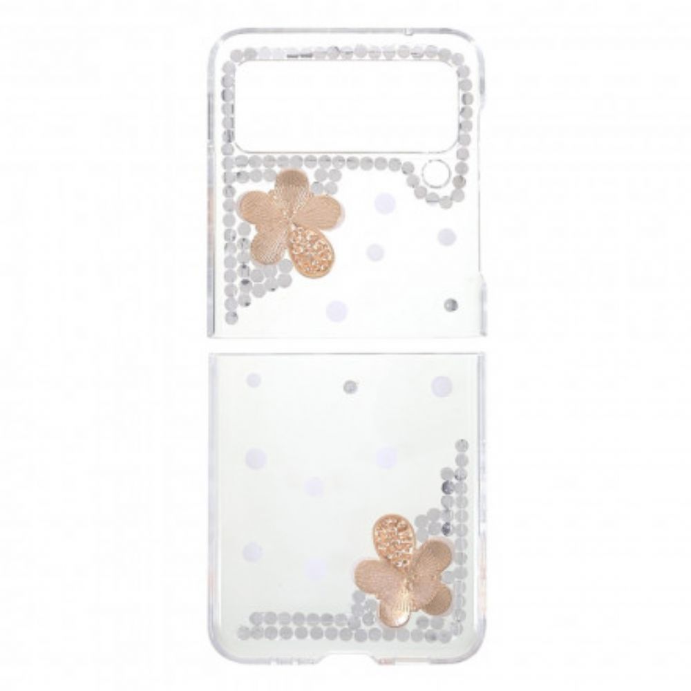 Handyhülle Für Samsung Galaxy Z Flip 3 5G Flip Case Edelsteine