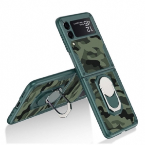 Handyhülle Für Samsung Galaxy Z Flip 3 5G Flip Case Gkk Camo Stützring