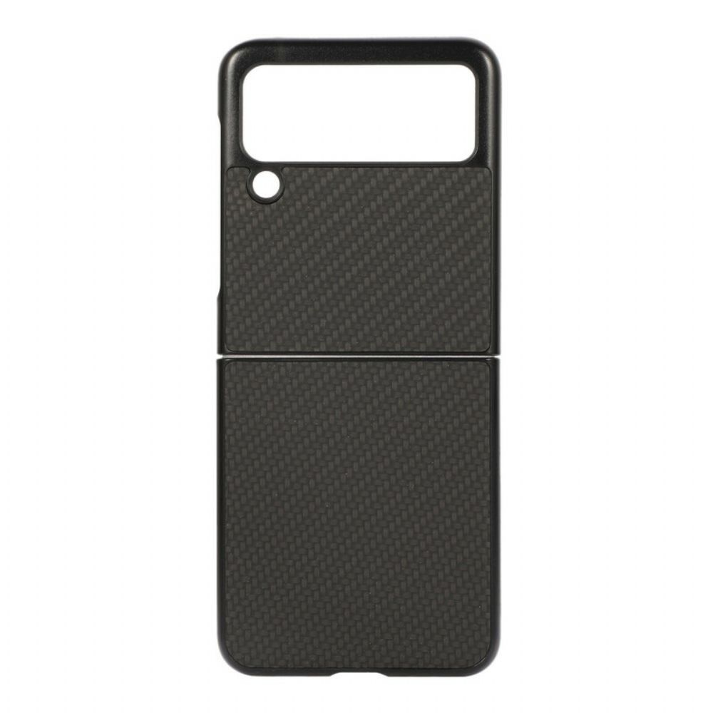 Handyhülle Für Samsung Galaxy Z Flip 3 5G Flip Case Kohlefaser