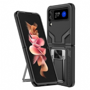 Handyhülle Für Samsung Galaxy Z Flip 3 5G Flip Case Premium-ring