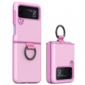 Handyhülle Für Samsung Galaxy Z Flip 3 5G Flip Case Ring-support Design Gkk