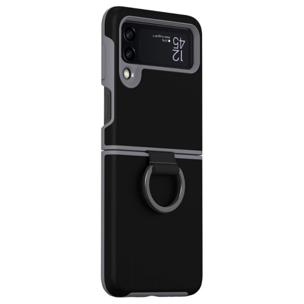 Handyhülle Für Samsung Galaxy Z Flip 3 5G Flip Case Ring-support Design Gkk