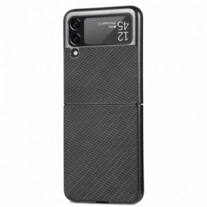 Handyhülle Für Samsung Galaxy Z Flip 3 5G Flip Case Strukturierte Kohlefaser