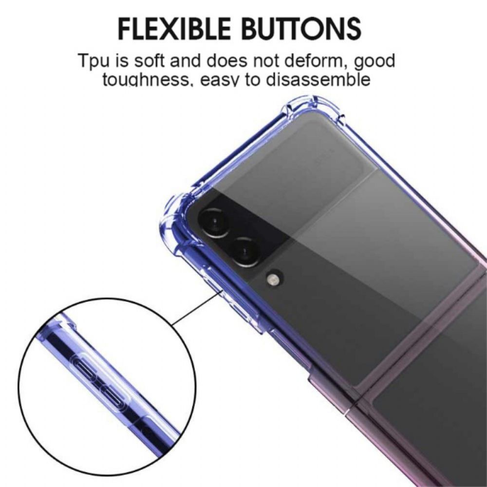 Handyhülle Für Samsung Galaxy Z Flip 3 5G Flip Case Verlaufsfarbe