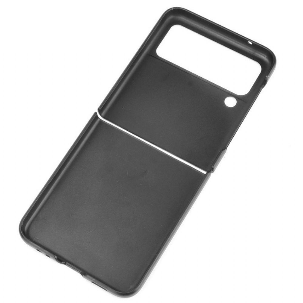 Handyhülle Für Samsung Galaxy Z Flip 3 5G Flip Case Weicher Ledereffekt