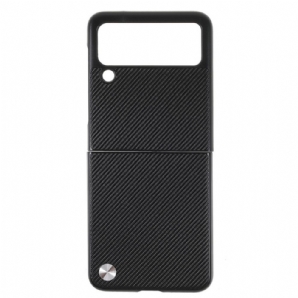 Handyhülle Für Samsung Galaxy Z Flip 3 5G Flip Case X-level Kohlefaser