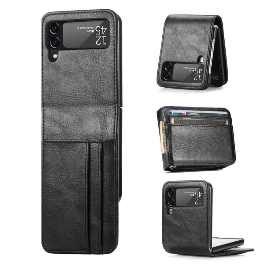 Handyhülle Für Samsung Galaxy Z Flip 3 5G Geldbörse Flip Case Style Ledergeldbörse