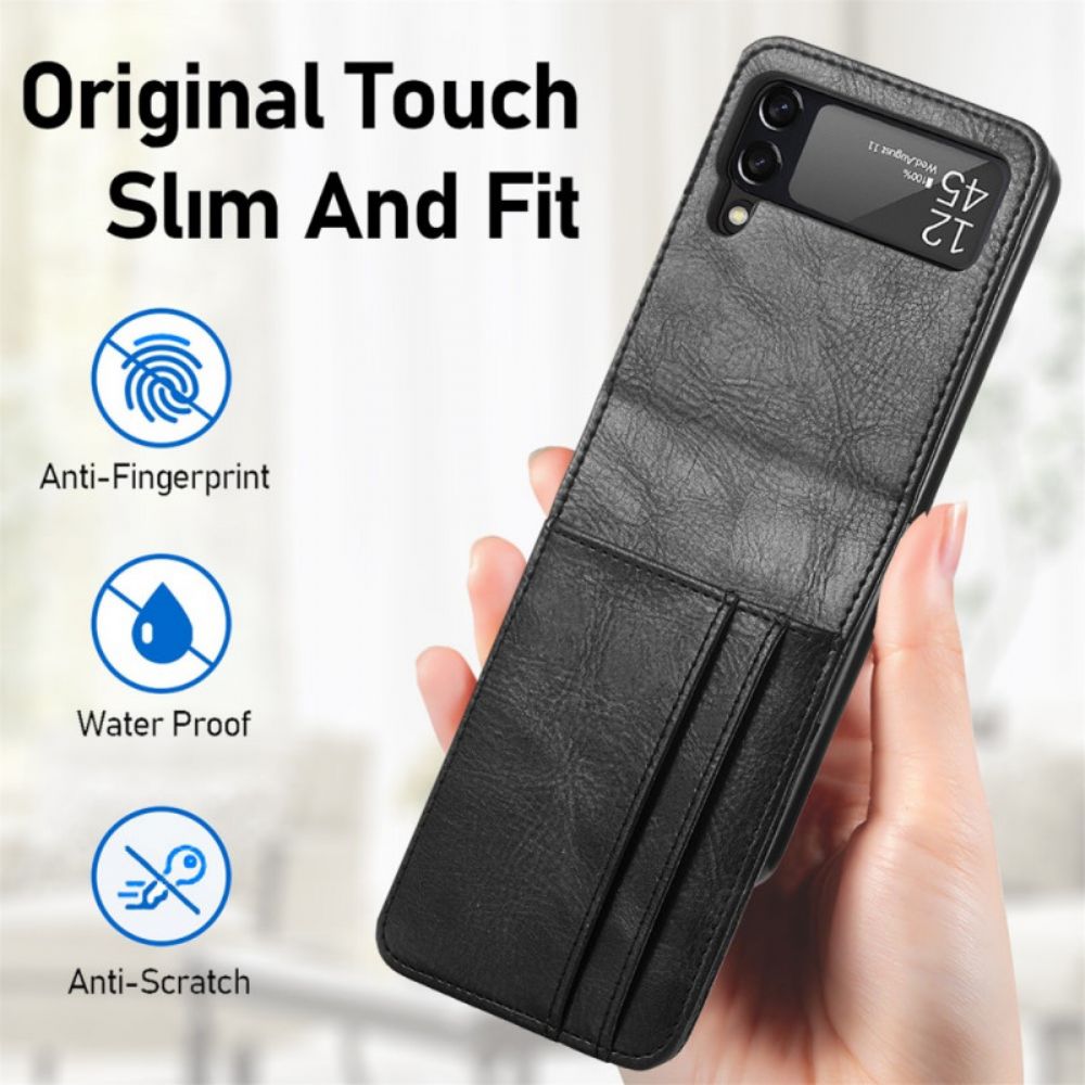 Handyhülle Für Samsung Galaxy Z Flip 3 5G Geldbörse Flip Case Style Ledergeldbörse