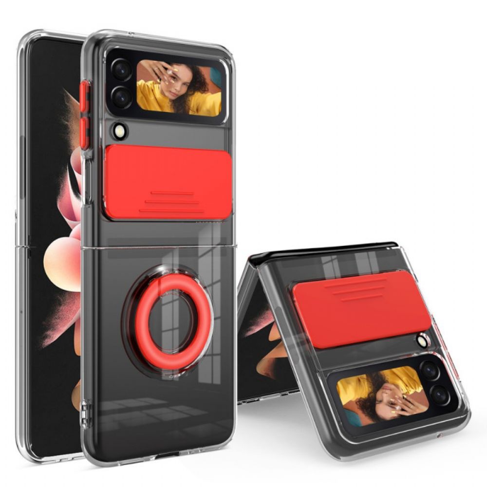 Hülle Für Samsung Galaxy Z Flip 3 5G Flip Case Abdeckung Für Ring Und Fotomodul