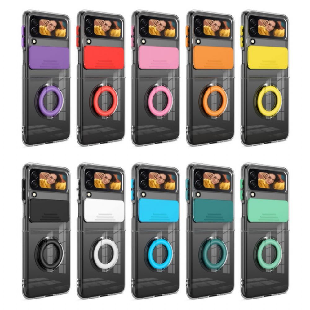 Hülle Für Samsung Galaxy Z Flip 3 5G Flip Case Abdeckung Für Ring Und Fotomodul