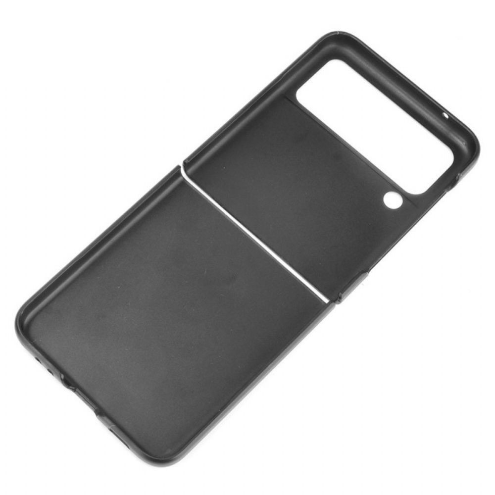 Hülle Für Samsung Galaxy Z Flip 3 5G Flip Case Design Ledereffekt