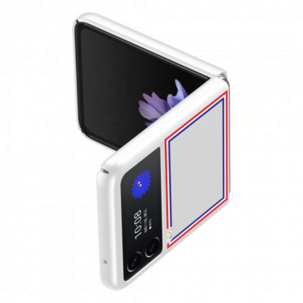 Hülle Für Samsung Galaxy Z Flip 3 5G Flip Case Dreifarbig