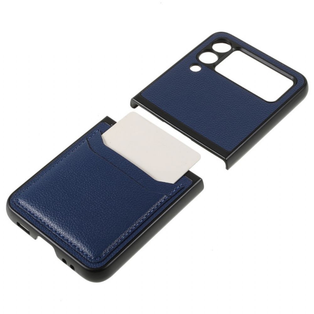 Hülle Für Samsung Galaxy Z Flip 3 5G Flip Case Dreifarbiger Kartenhalter