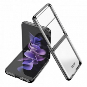 Hülle Für Samsung Galaxy Z Flip 3 5G Flip Case Kanten Im Metallstil