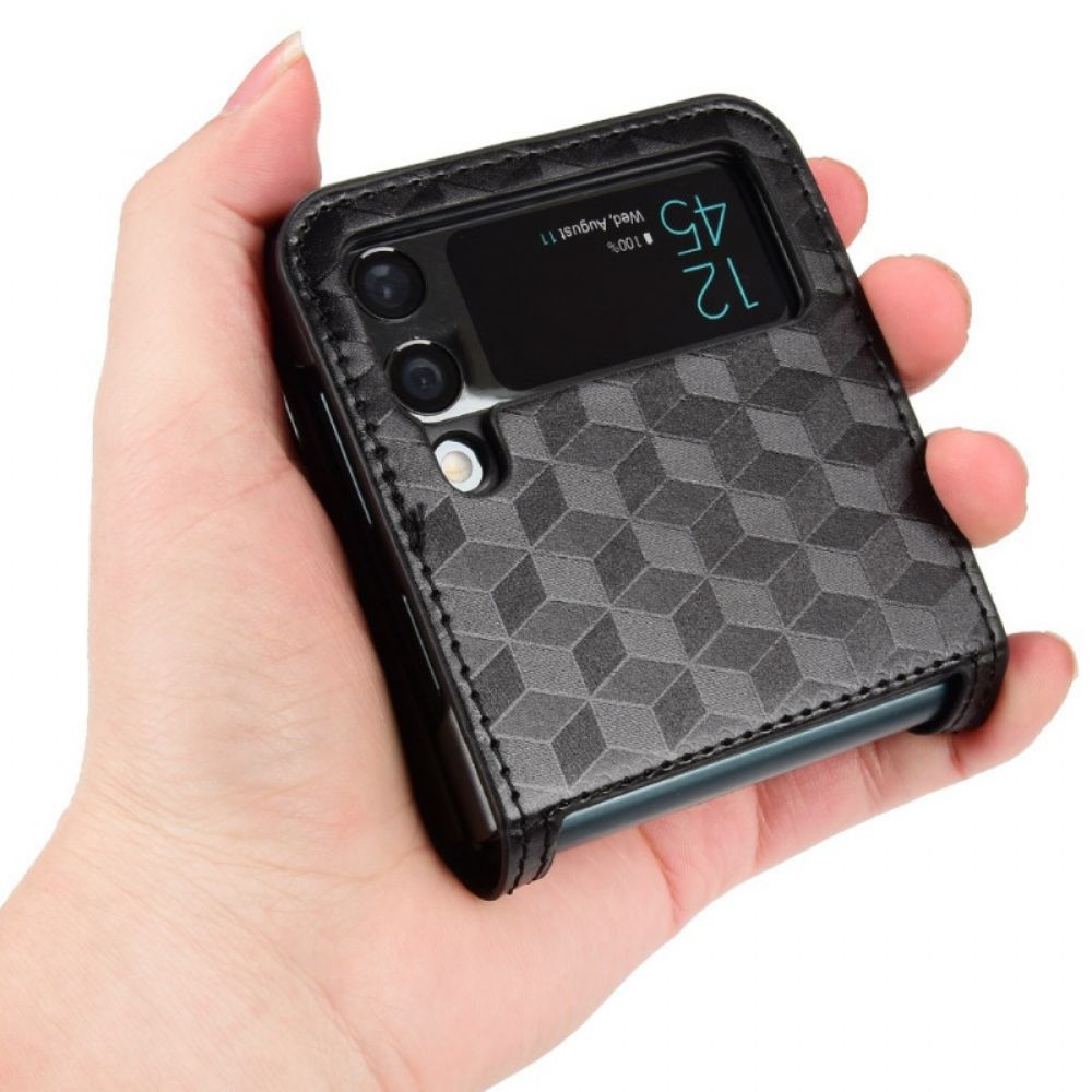 Hülle Für Samsung Galaxy Z Flip 3 5G Flip Case Kartenhalter Im 3d-design