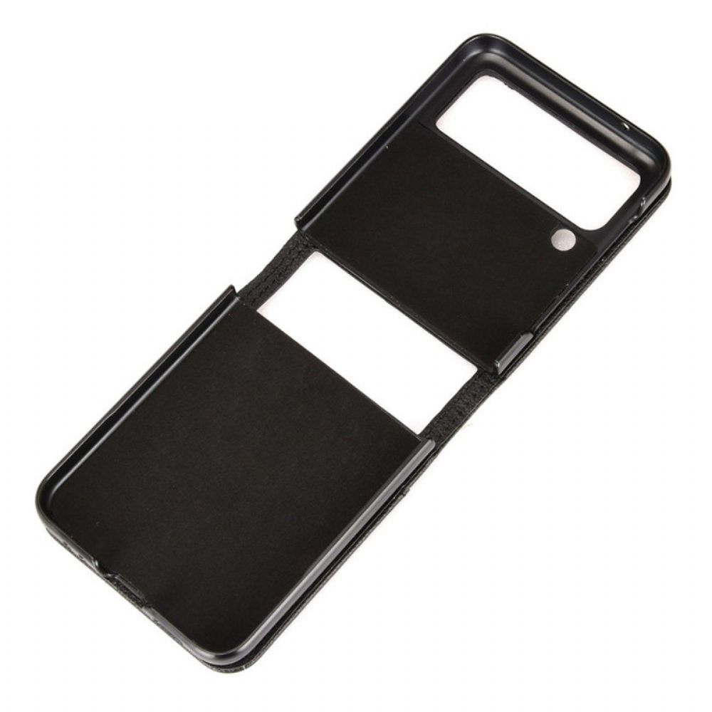 Hülle Für Samsung Galaxy Z Flip 3 5G Flip Case Kartenhalter Im 3d-design