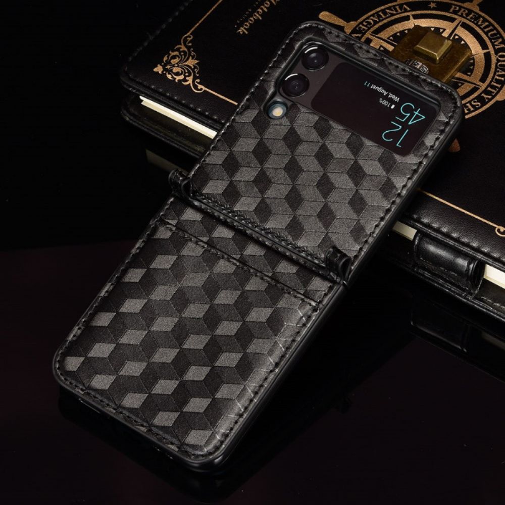 Hülle Für Samsung Galaxy Z Flip 3 5G Flip Case Kartenhalter Im 3d-design